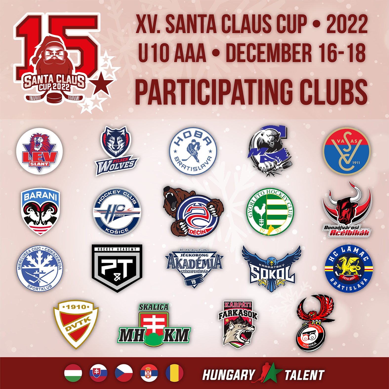 Bemutatjuk a Santa Claus Cup AAA résztvevőit
