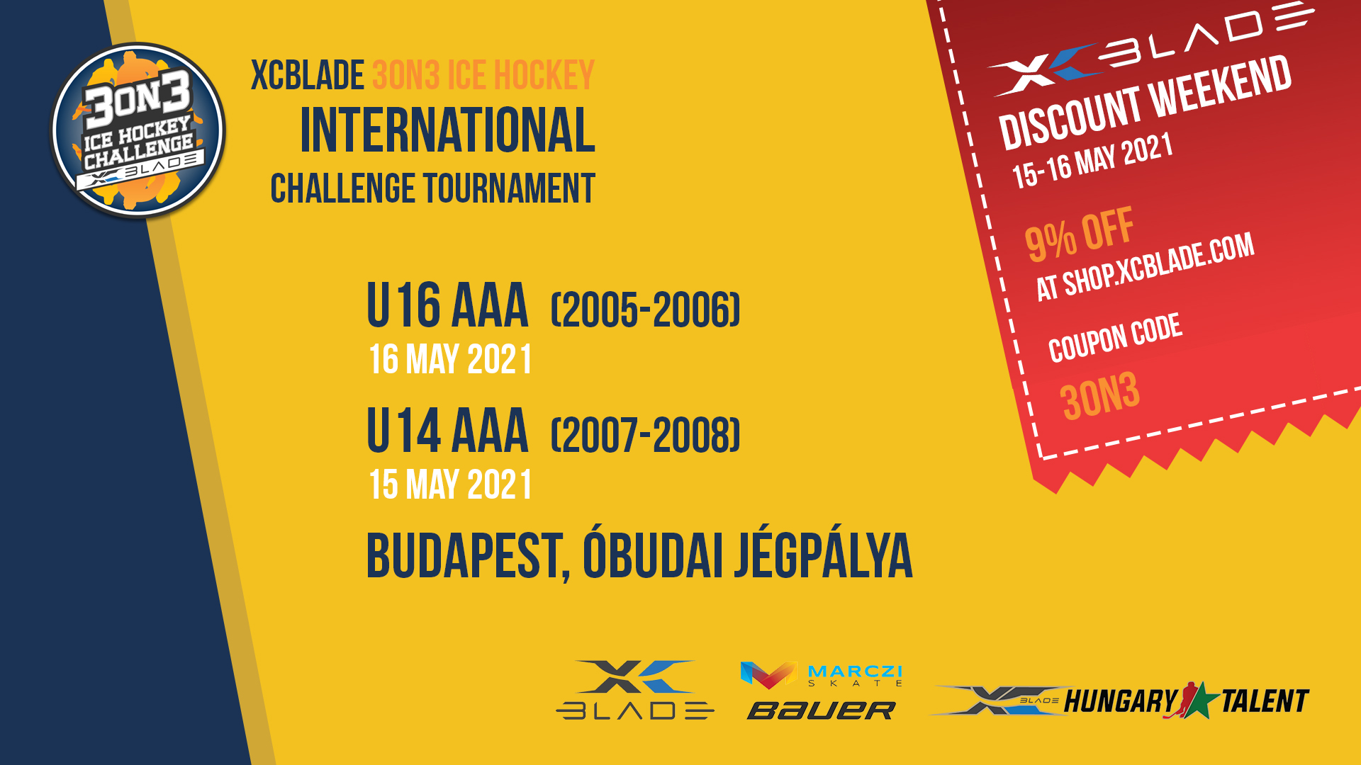 Szombaton kezdődik a 3on3 Ice Hockey Challenge!