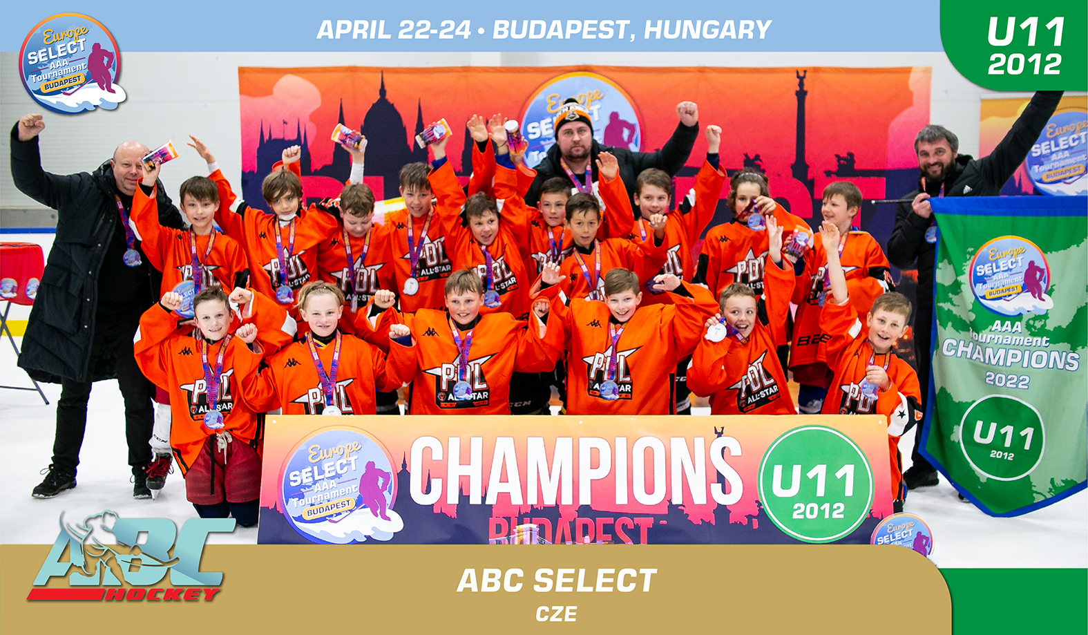 A cseh ABC Select nyerte az U11-es Europe Select Tournament-et!