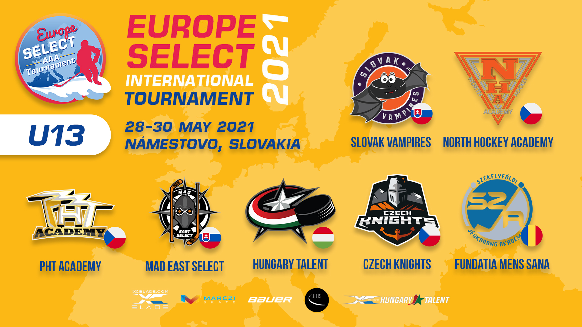 2009ers will also join the Europe Select Tournament
