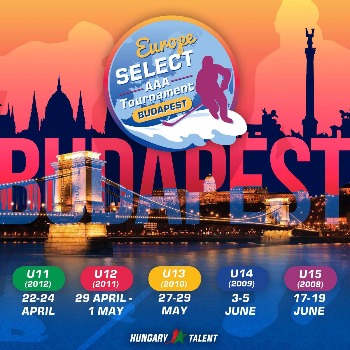 Europe Select Tournament sa presúva do Budapešti!