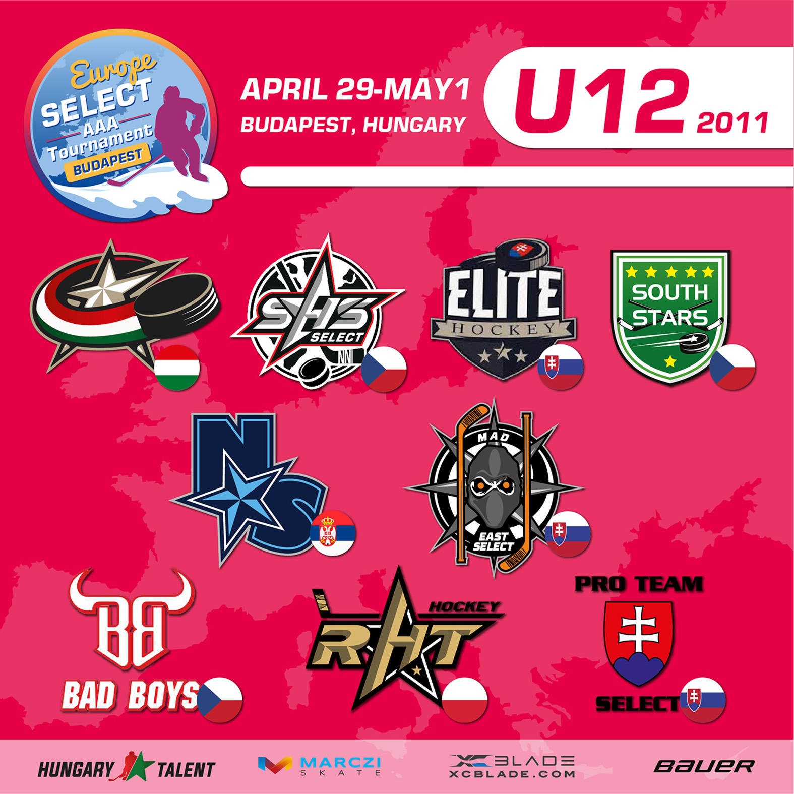 Europe Select Tournament pokračuje vekovou kategóriou 2011