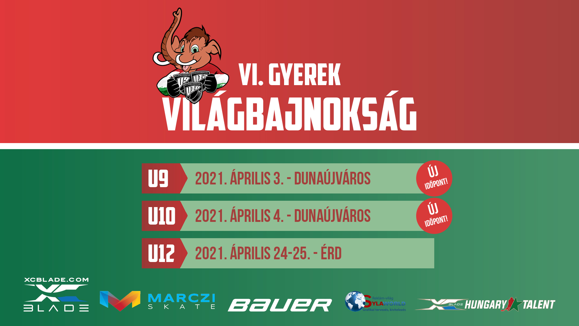 Mindhárom korosztálynak áprilisban lesz a Gyerek Világbajnokság!