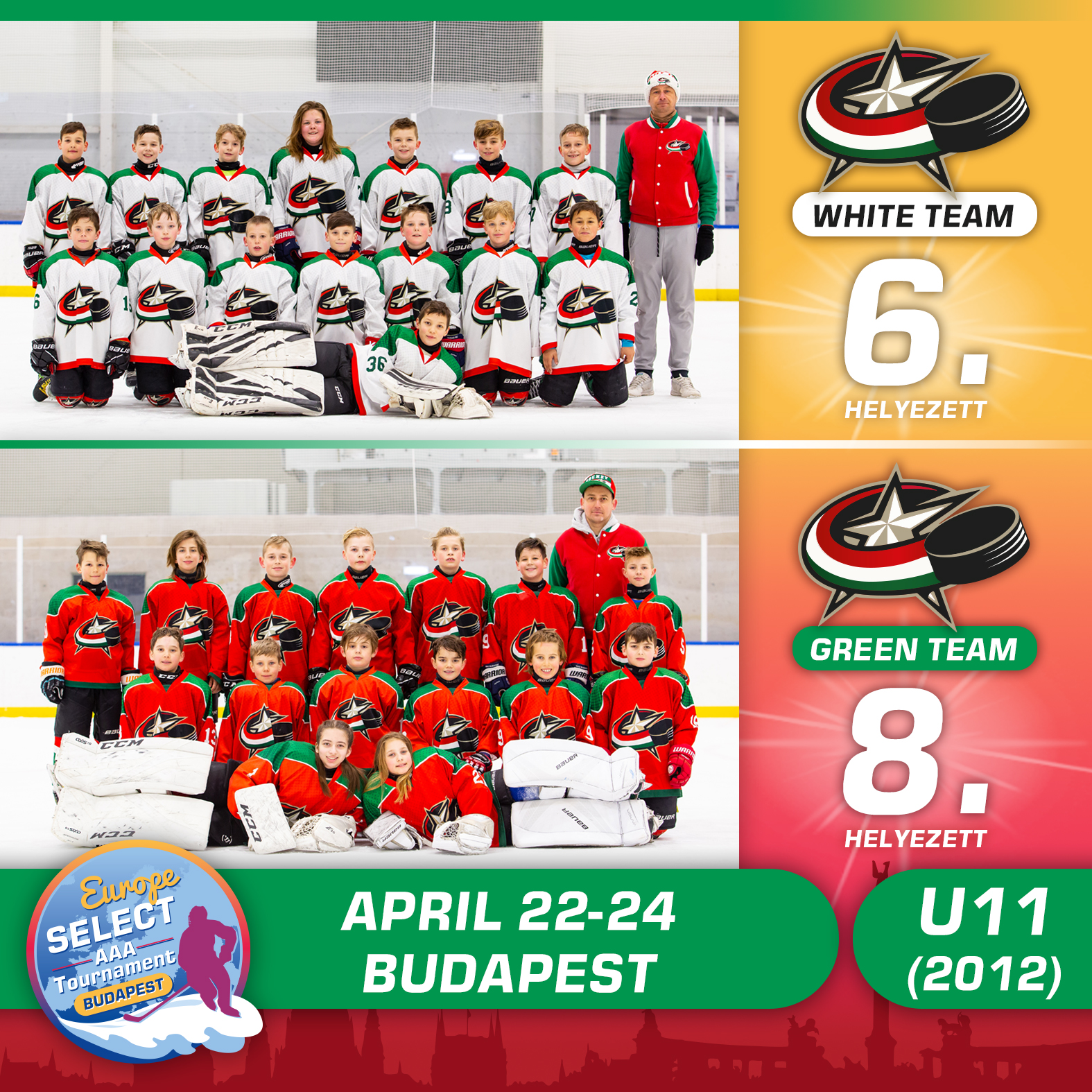 Két csapatra is büszkék vagyunk!